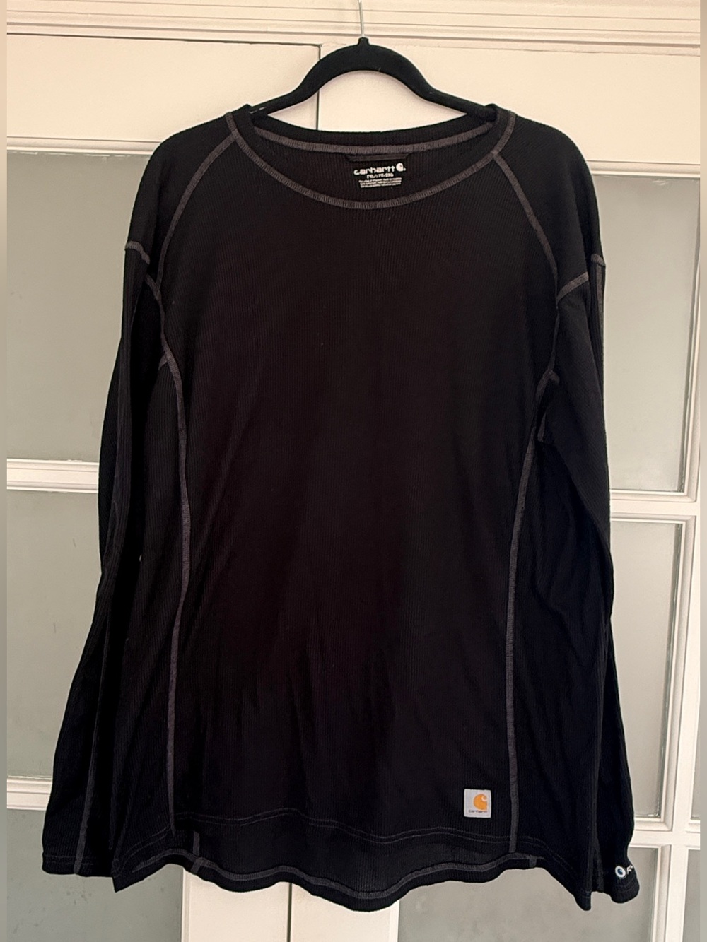 Carhartt Force Rib Knit Performance Long Sleeve Shirt Black 2XL (men’s)